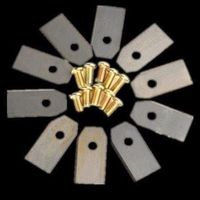 10pcs Titan Ersatz-Messer f. Rasenmäher