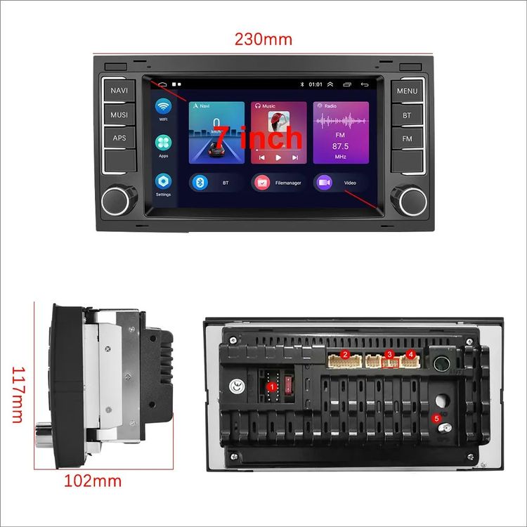 Universal Auto Drahtlose Bluetooth Empfänger Modul Bluetooth Car Kit AUX  Adapter HIFI Sound Musik Audio Receiver Für Smartphones - AliExpress