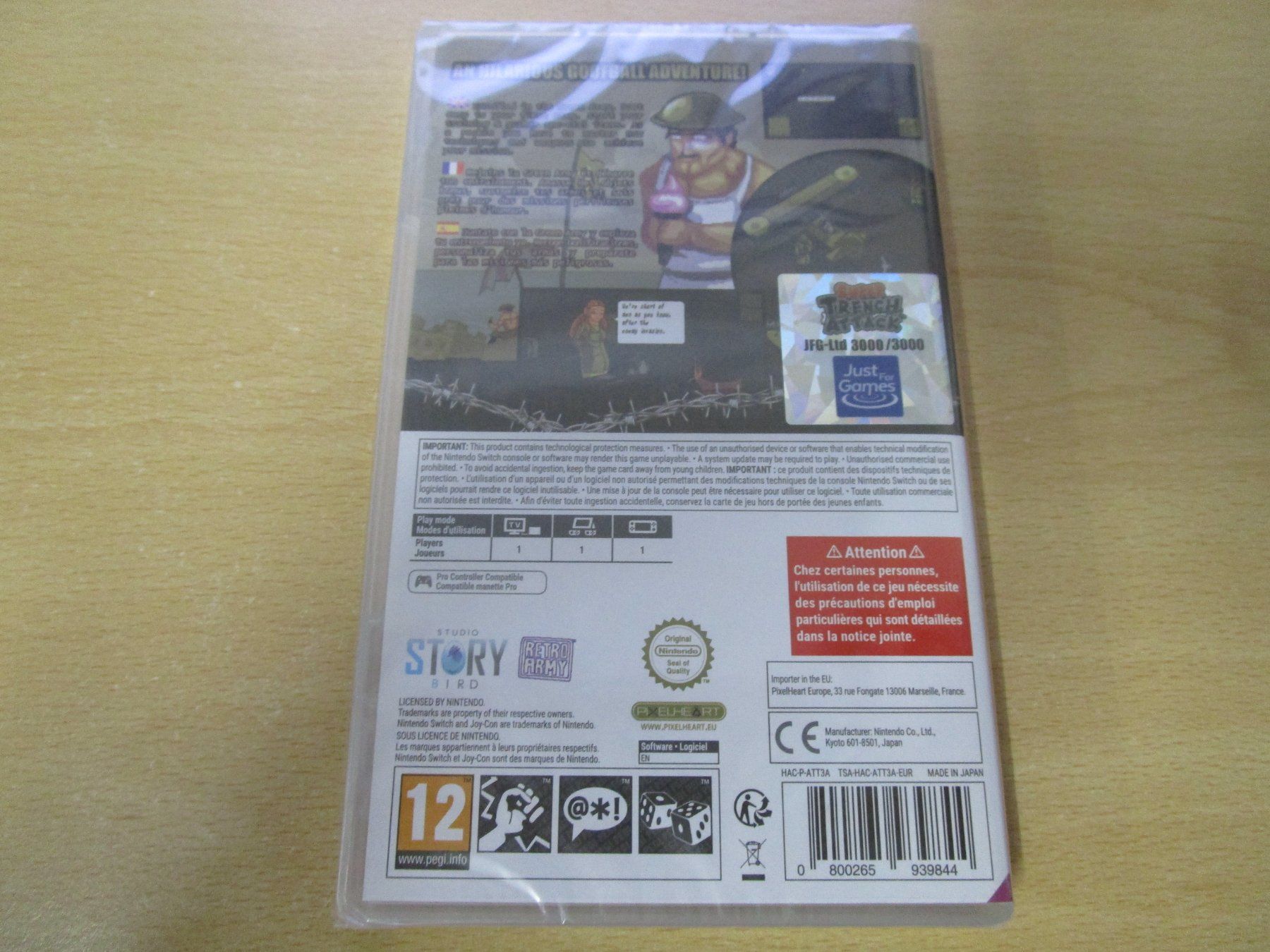 Nintendo Spiele: Super Trench Attack Nintendo Switch Neuware limitiert New – Neu und originalverpackt aus Goldau von agestuffer 1