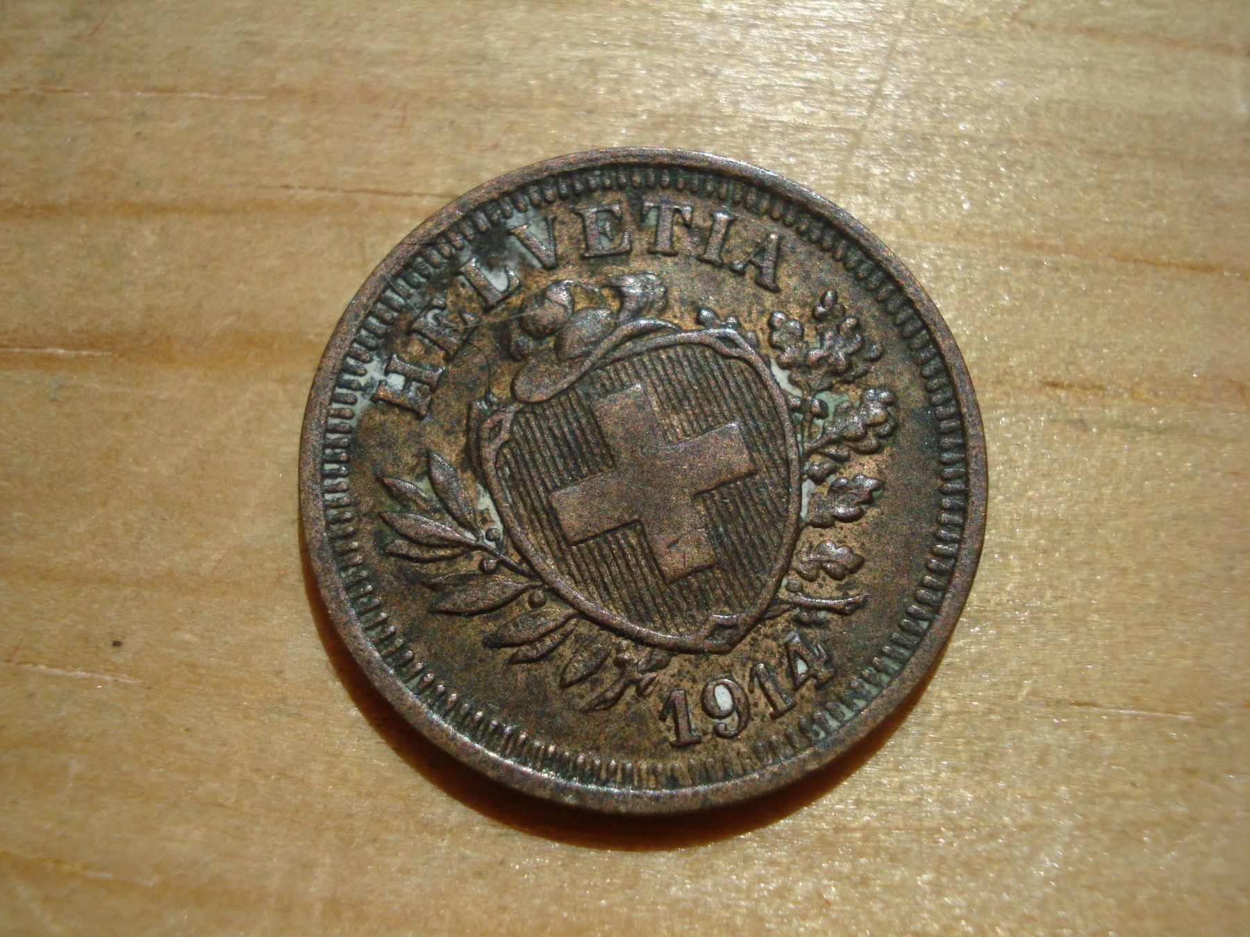 Tutti le monete: (N2) 1 Rappen 1914 – Usato da Erlach venduto da Net-Coins