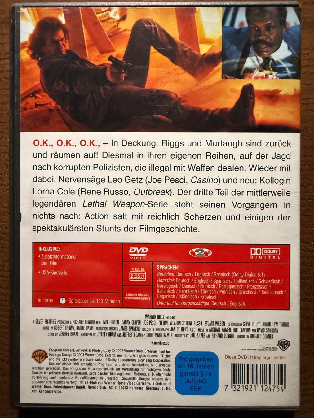 Tous les DVDs: Lethal Weapon 3 – D'occasion à Zürich par FilmFreunde 1