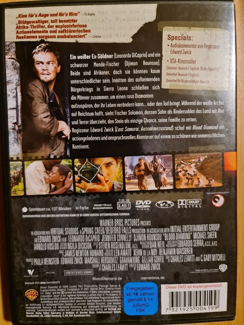 Tutti i DVDs: DVD blood diamond – Usato da Dintikon venduto da Vexi 1