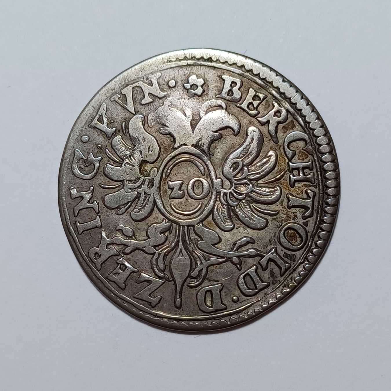 Alle Münzen: 20 Kreuzer 1659 Bern HMZ 2-194c ss – Gebraucht aus Pfäffikon ZH von Schweizer_Muenzen 1