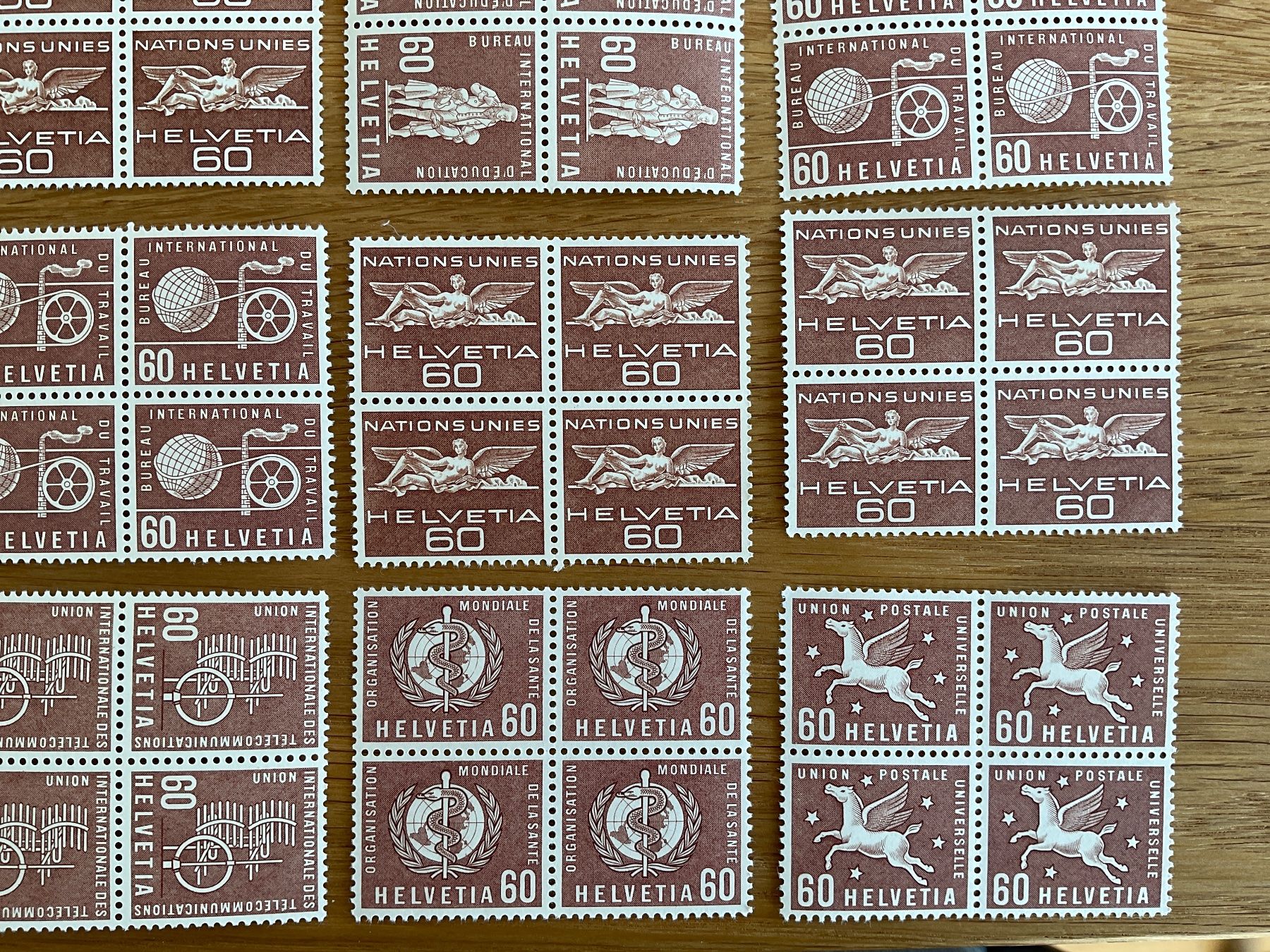 Tutti i francobolli: 60Fr Ämter Frankaturware ungestempelt postfrisch Sammlung – Nuovo (secondo la descrizione) da Wil SG venduto da Chefsugus 4