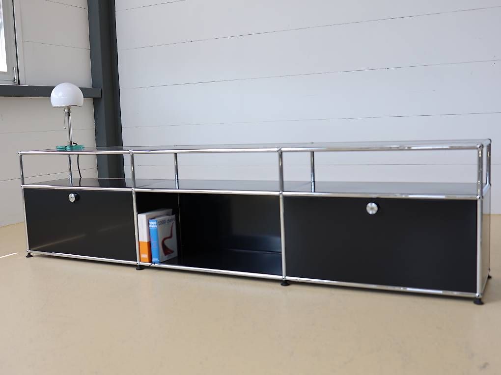 USM Cassettiere: USM Haller Lowboard in Graphitschwarz – Usato da Meinisberg venduto da atelier_TILIJA 8