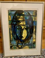 Hans E. Deutsch Lithographie, Gesicht