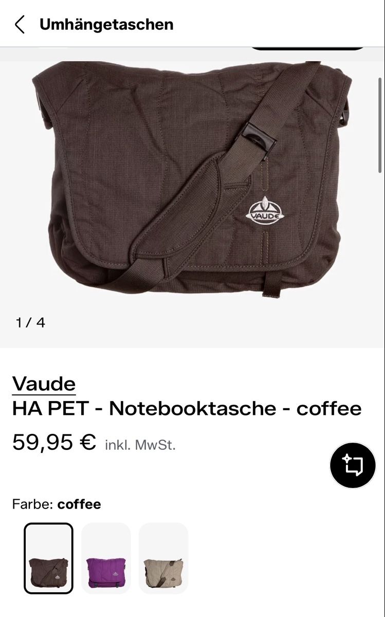 Vaude Borse: Vaude Notebook Tasche – Usato da Emmen venduto da max_679d 1