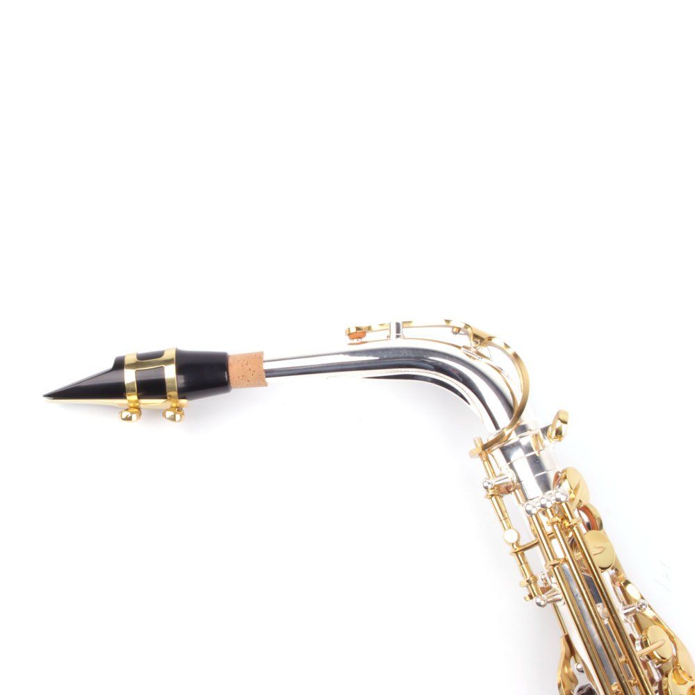 Karl Glaser Strumenti musicali: Alt Saxophon versilbert + Messingklappen, mit Koffer, NEU – Nuovo e nell'imballaggio originale da Lostallo venduto da Guddah78 2