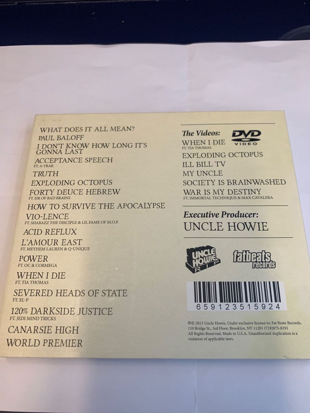 CD: Ill Bill - The Crimy Awards, 2 CDs – Usato da Thalwil venduto da eng_yys6 3