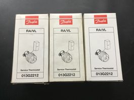 3 Stück Danfoss RA/VL mit Fernfühler 3 m. bride 26mm.