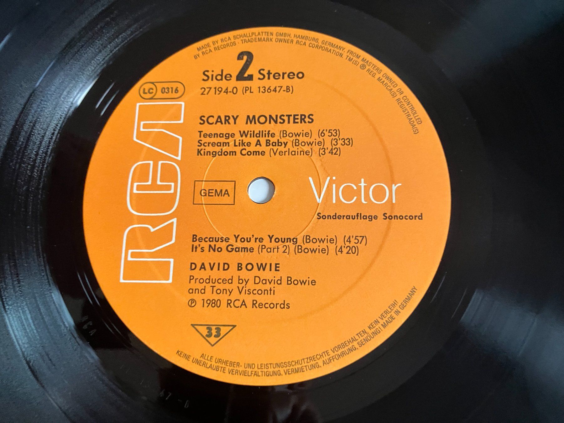 Dischi in vinile: David Bowie – Usato da Aarwangen venduto da Jukebox3 9