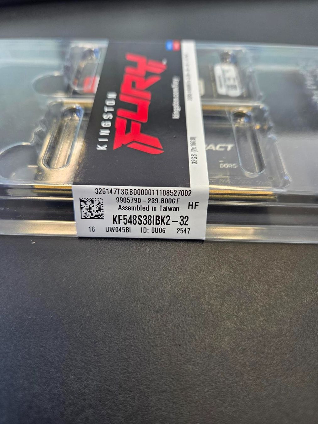 Kingston Memoria / RAM: FURY Impact DDR5 32GB 4800MT/s – Nuovo e nell'imballaggio originale da Gossau ZH venduto da OrderflowAG 1