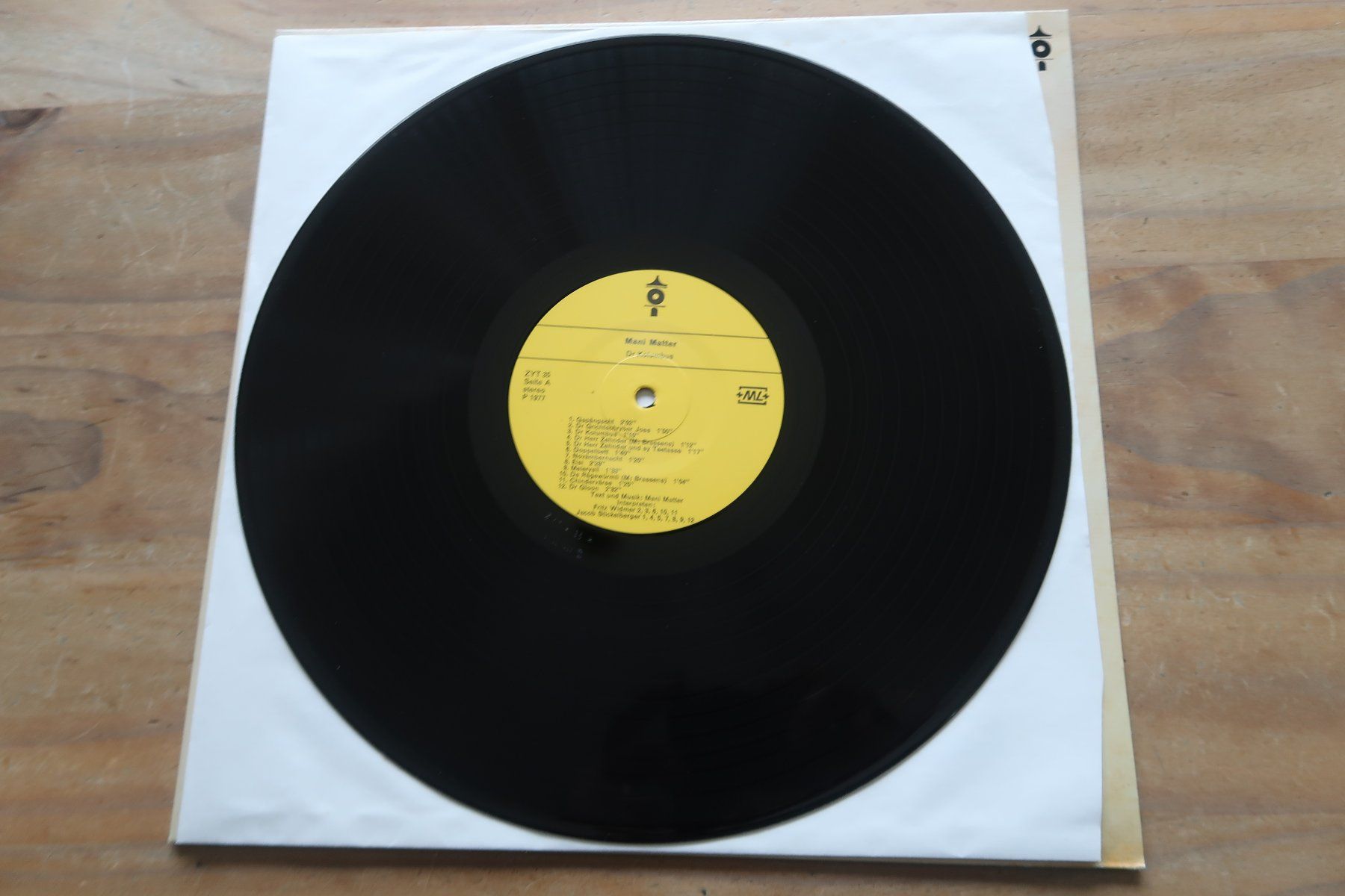 Schallplatten: MANI MATTER - DR KOLUMBUS - VINYL LP – Gebraucht aus Basel von Patiscat 5