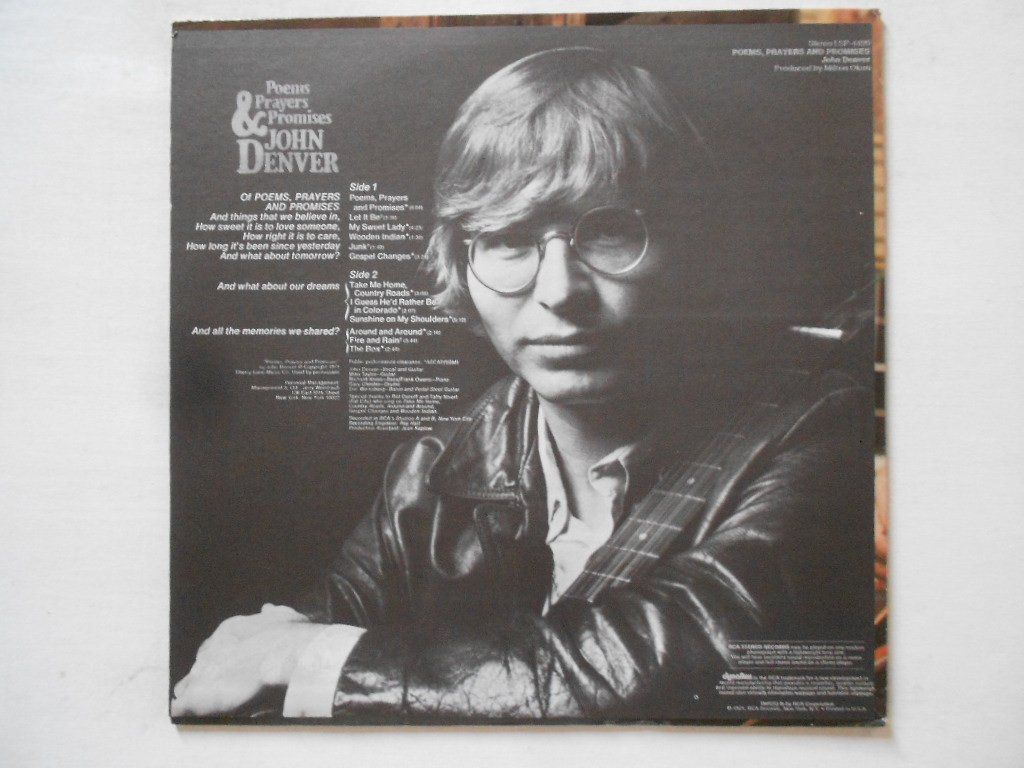 Schallplatten: JOHN DENVER  -  POEMS, PRAYERS & PROMISE – Gebraucht aus Bex von Giorgiob 1