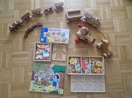 Diverses Holzspielzeug