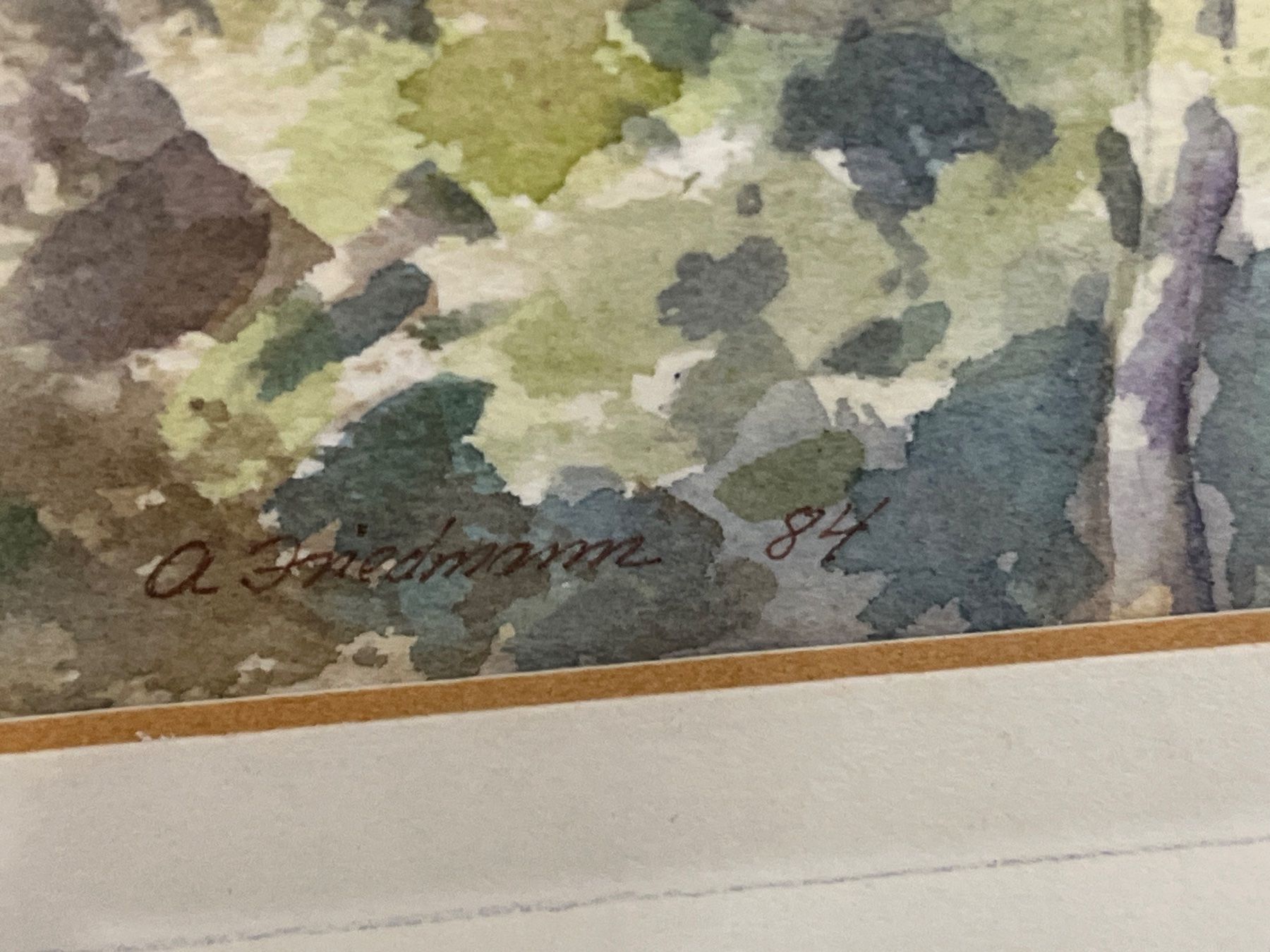 Dipinti: Amanda Friedmann Aquarelle – Usato da Basel venduto da PAUL_ART 4