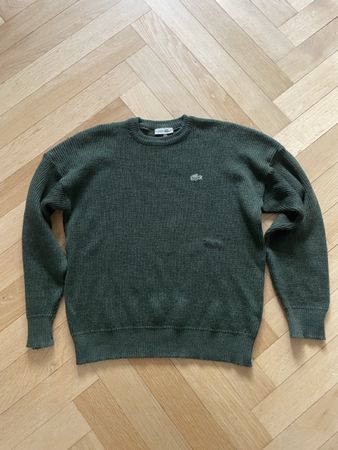 Lacoste Wollpullover in Grün, Grösse 5 (ca. M)