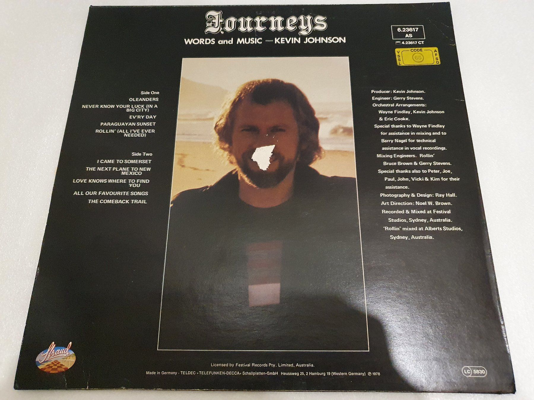 Dischi in vinile: Kevin Johnson – Journeys – Usato da Uster venduto da Vinyl-Leidenschaft 1