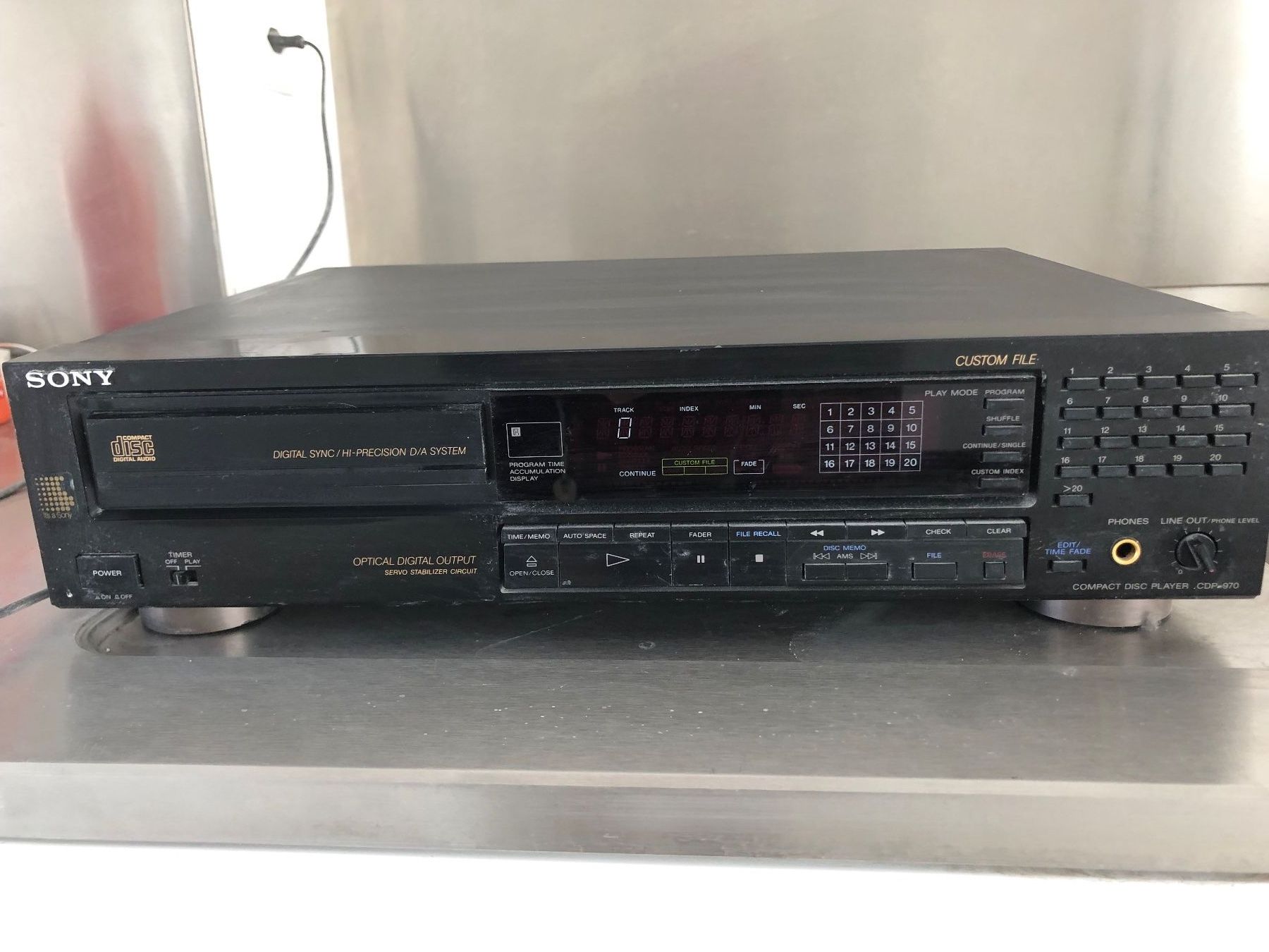 CDs: SONY CDP-303ES CD Player Made in Japan – Gebraucht aus Laupersdorf von TaBeK1974