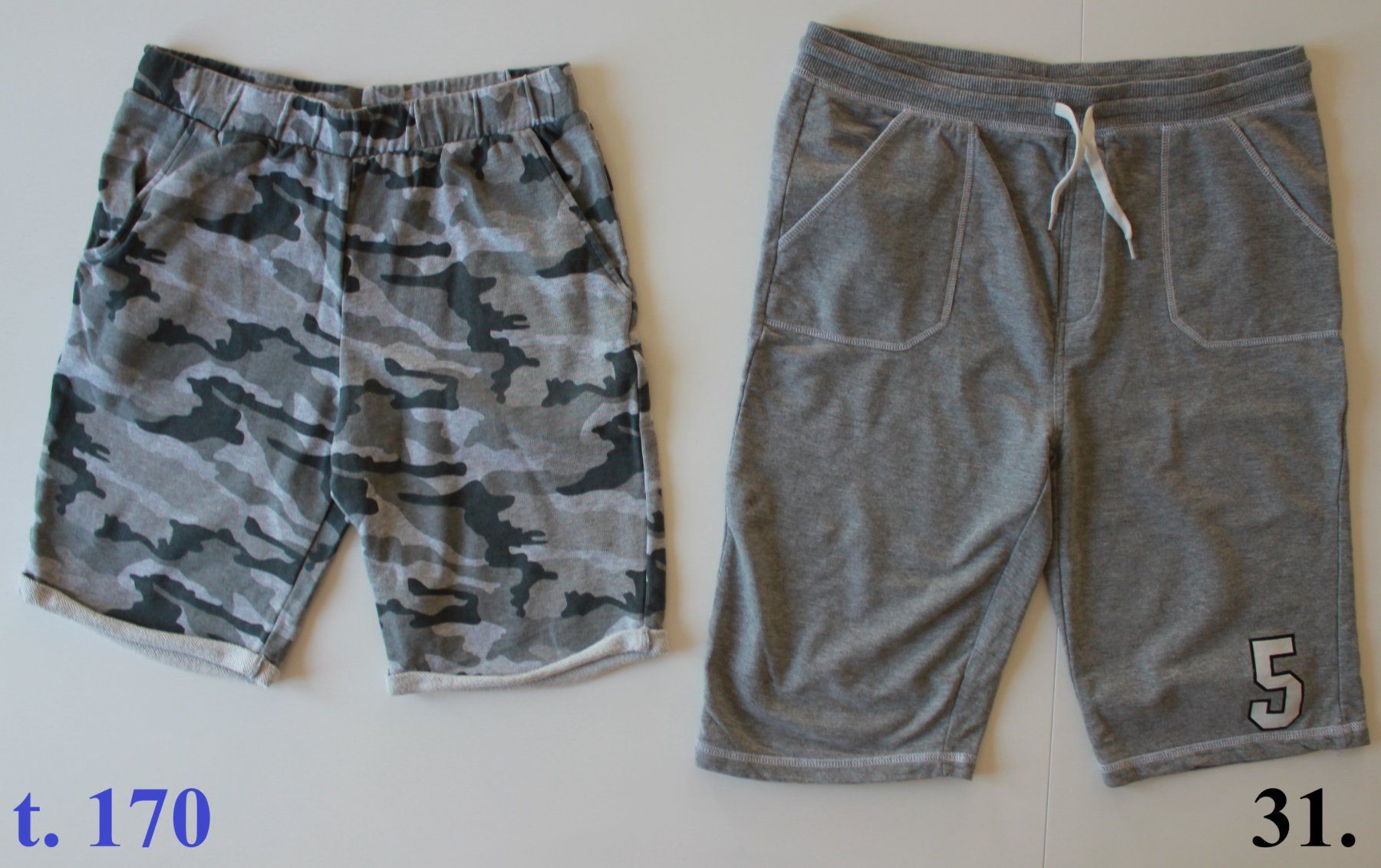 Manor Pantaloni: Lot de 2 shorts garçon Manor    t. env. 170 – Usato da Peseux venduto da Gilloss
