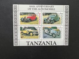 Tansania, 1986, Automobile centenary ** Luxus (D565)