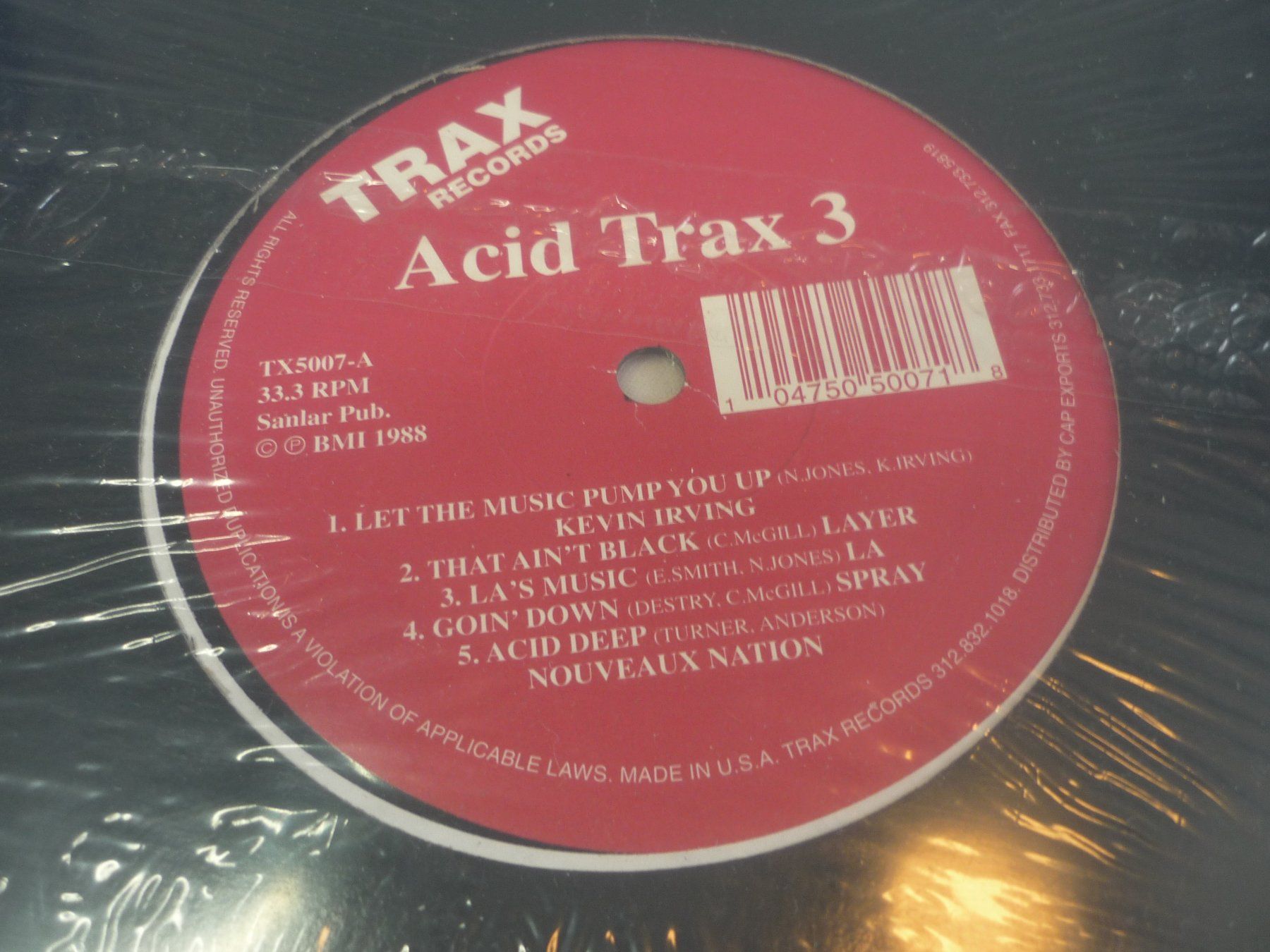 Dischi in vinile: 12" Schallplatte - Trax Records - Acid Trax 3 – Usato da Beringen venduto da zzRegal 1