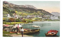 St. Moritz (GR) Engadin - St. Moritzersee - Ruderboote  1907