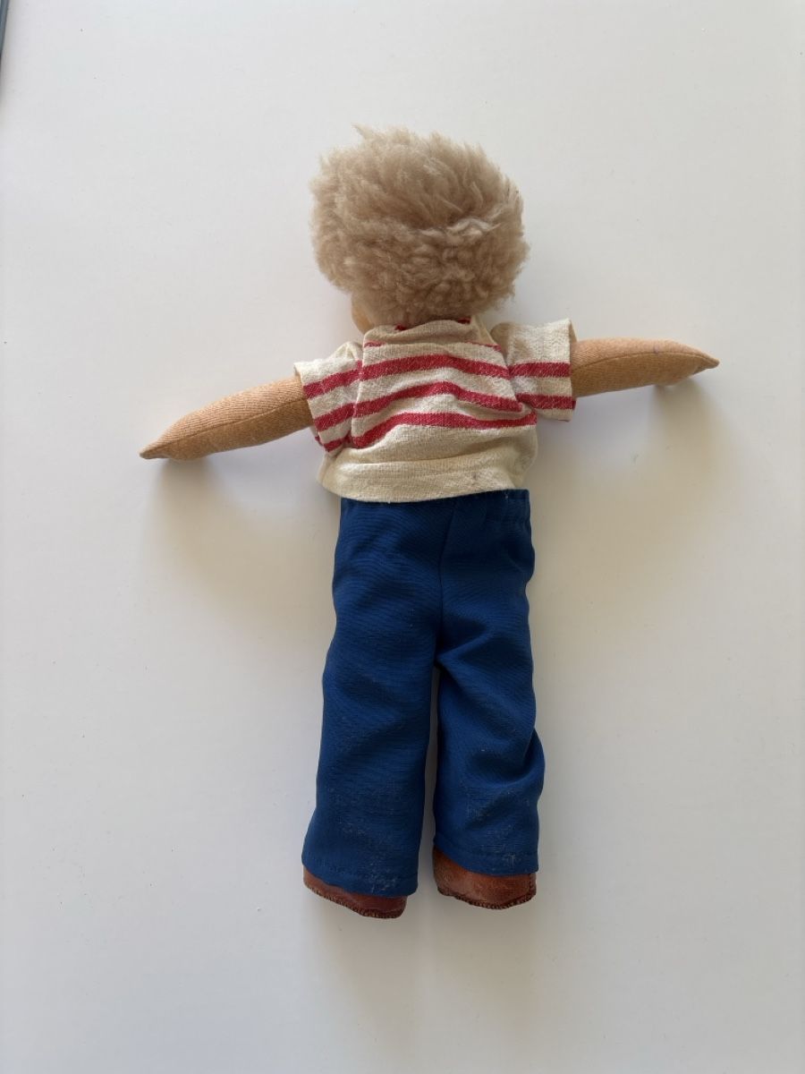Bambole: Handpuppe Stoffpuppe Bub, kleiner Prinz Figur – Usato da Winterthur venduto da Pulator 3