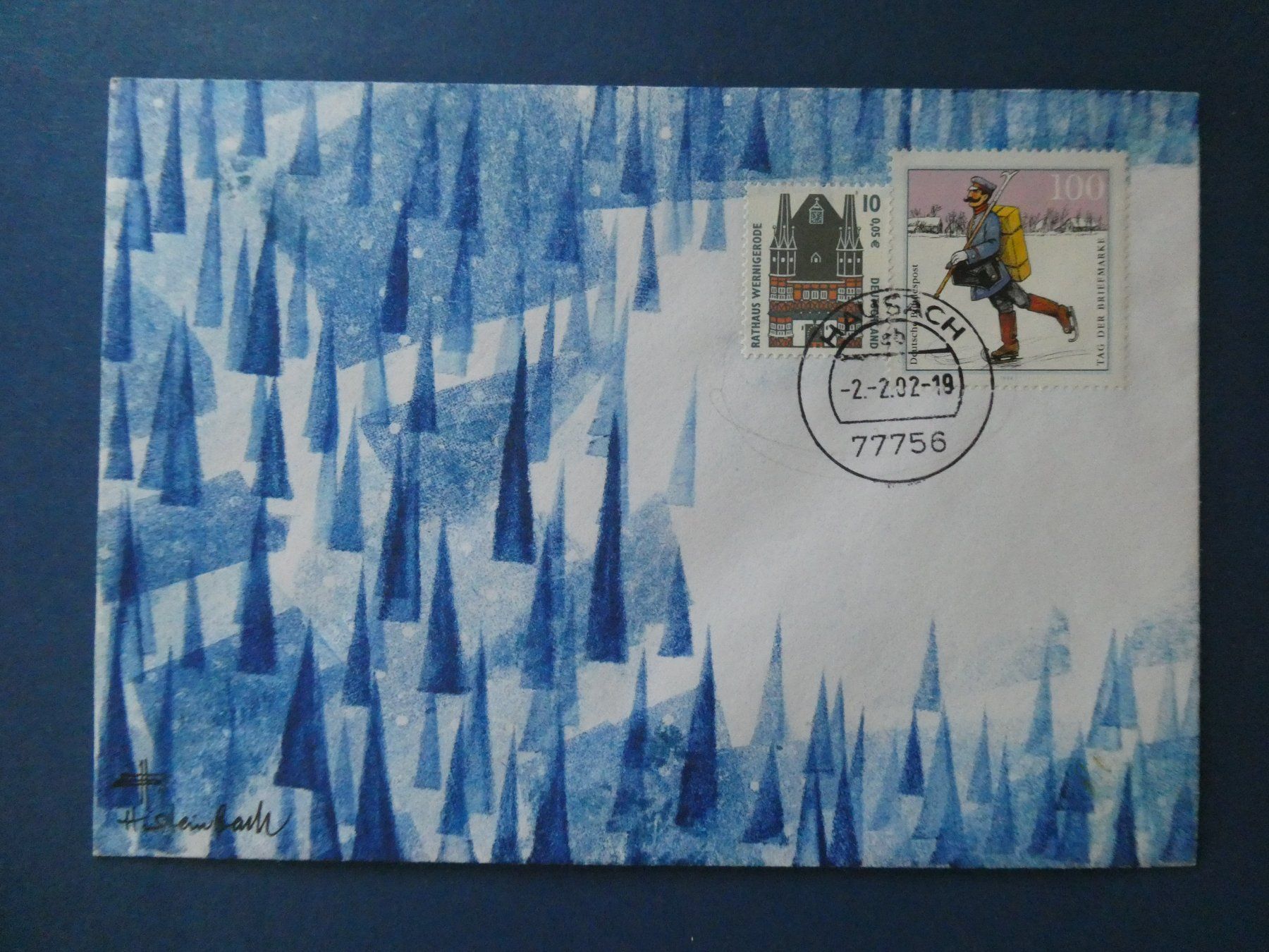 Tutti i francobolli: BRD Original Helmut Steinbach Kuverts – Usato da Lausen venduto da Herbamare01 4