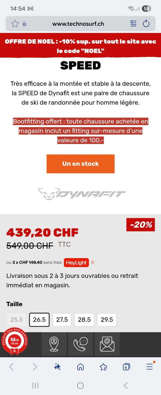 Dynafit Scarpe da uomo: Dynafit Speed 26.5 – Nuovo e nell'imballaggio originale da Yverdon-les-Bains venduto da harryypoter537 6