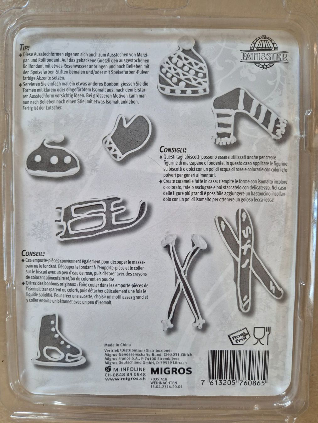 Migros Backformen: 5 Ausstechformen Winterspass, NEU – Neu und originalverpackt aus Dietikon von grafad 1
