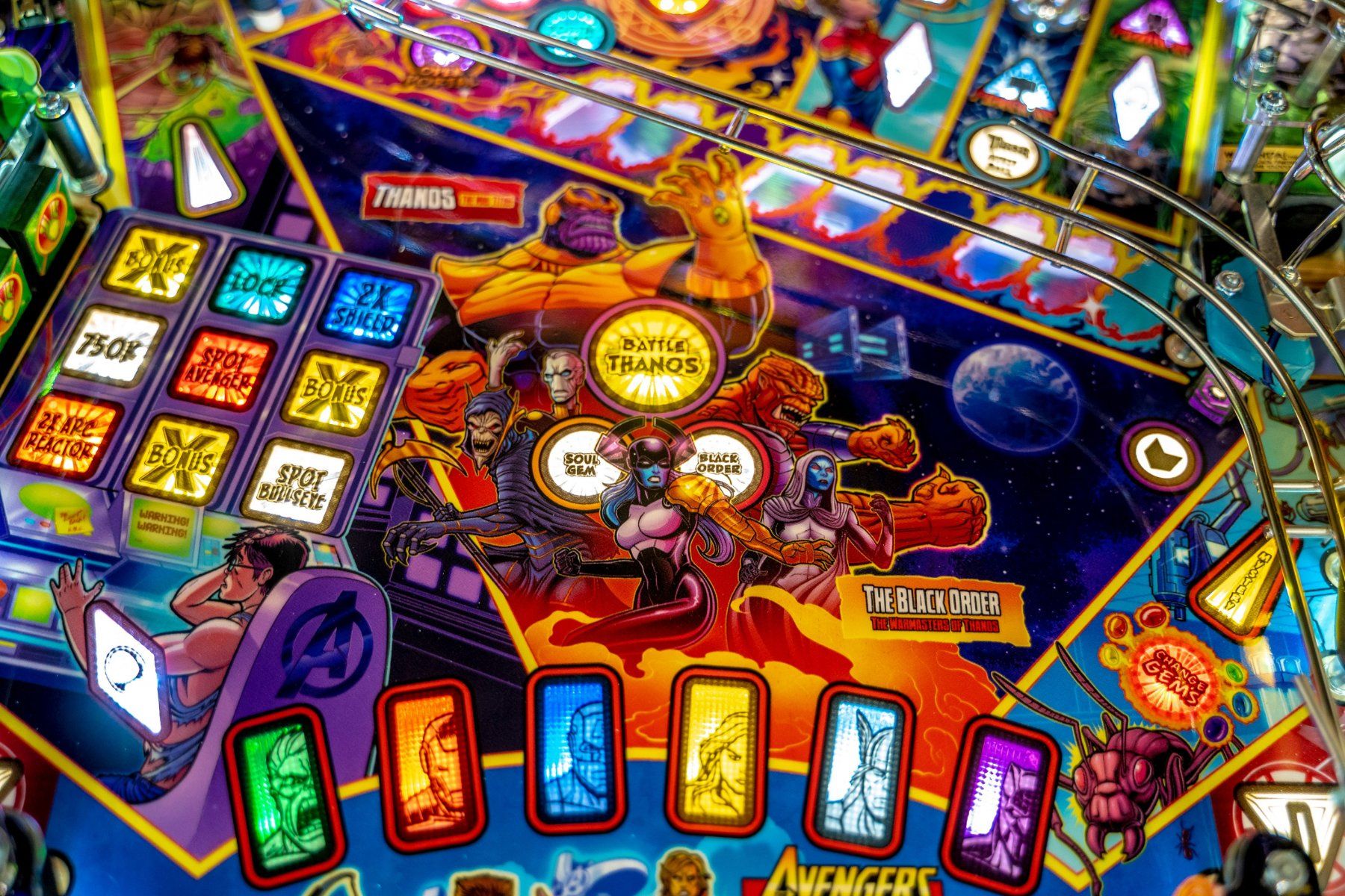 Stern Pinball Flipper: Stern Avengers Infinity Quest LE + Topper Flipperkasten – Usato da Carì venduto da Max1102 4