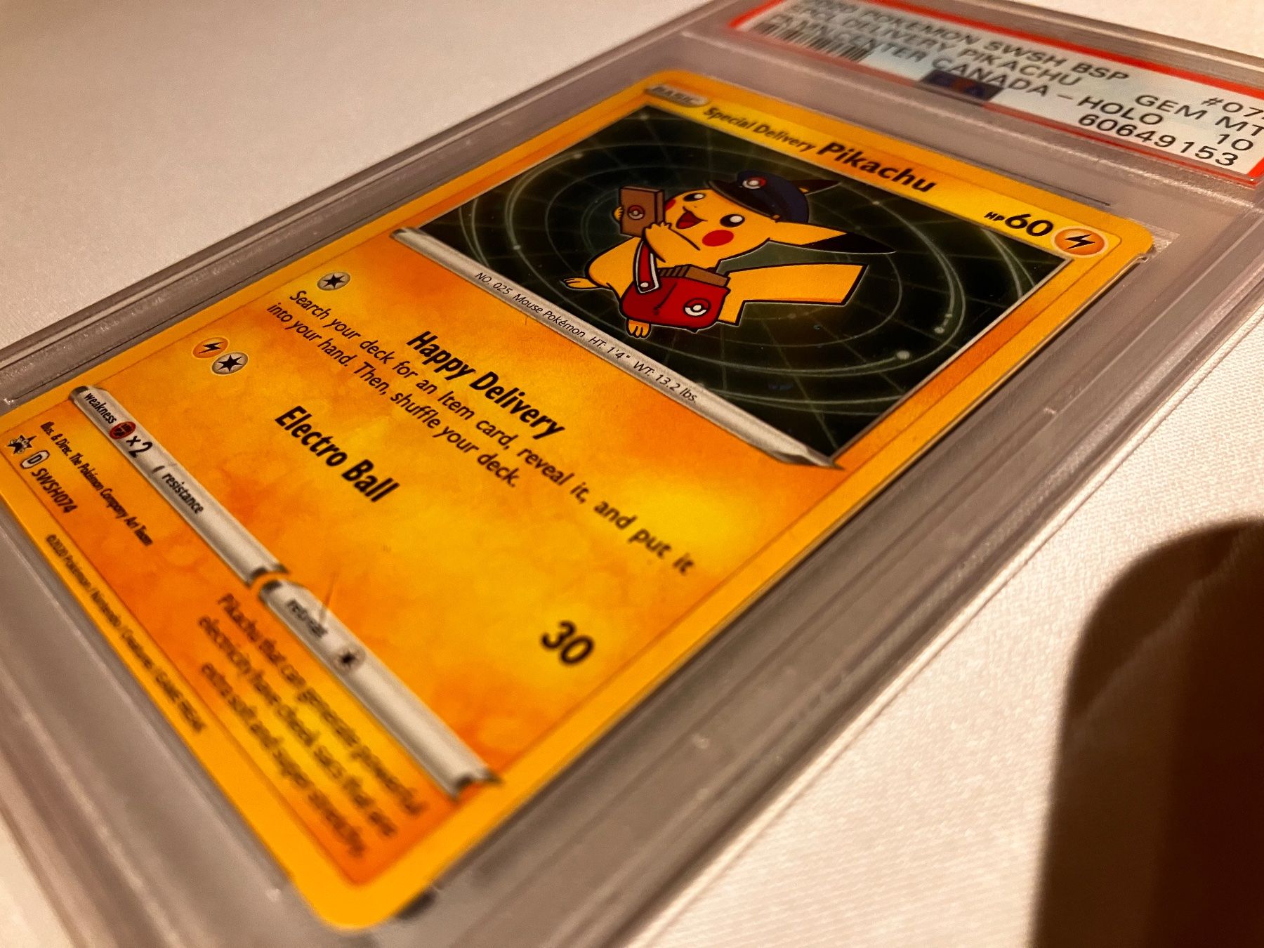 Pokémon Carte collezionabili: Special Delivery Pikachu Holo PSA 10 – Usato da Wohlen AG venduto da PMJr 3
