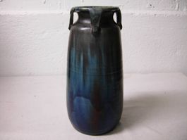 Grosser Jugendstil Vase um 1920-Reaktionsglasur