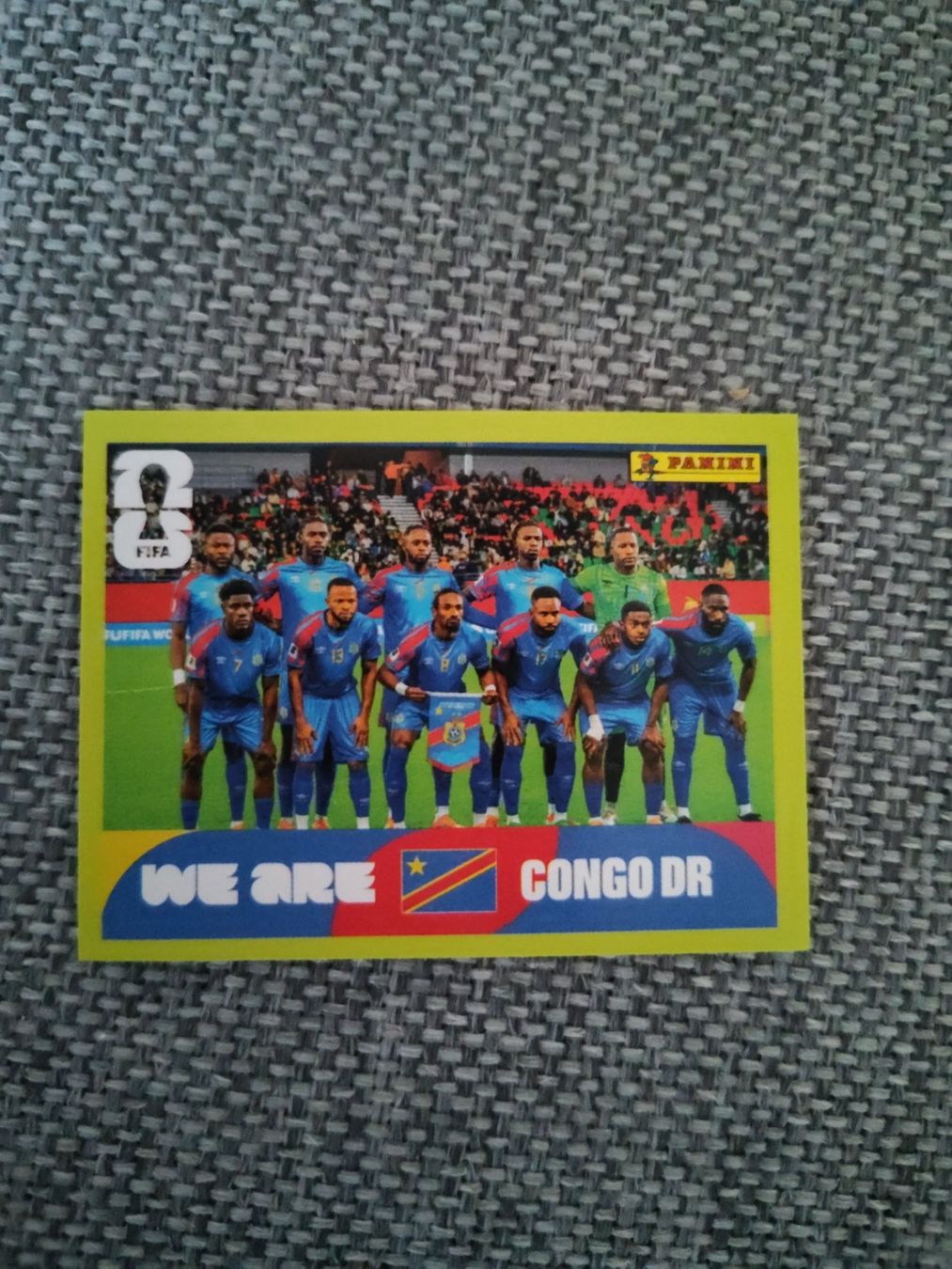 Panini Carte collezionabili: Panini WM 2026, COD 13, we are Congo dr – Usato da Aarburg venduto da gloeckgloeck