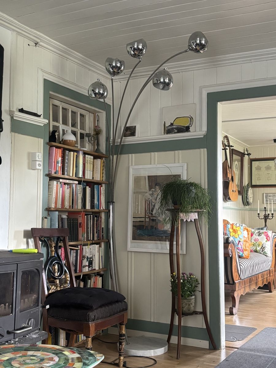 Lampen: Five-Arm Floor Lamp Chrome Finish Marble Base Used – Gebraucht aus Emmenbrücke von lucymeg 8