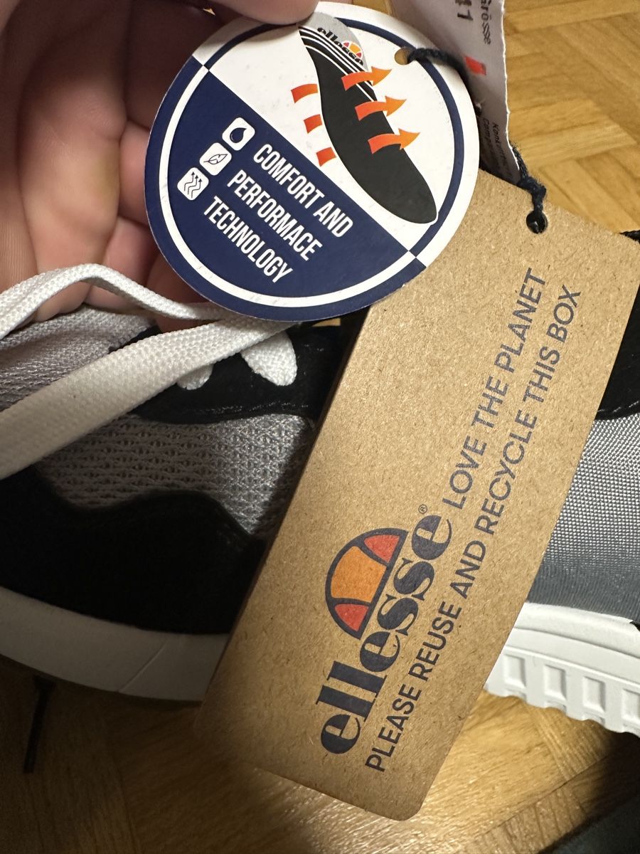 Ellesse Scarpe da uomo: Ellesse Benji Hr, Schwartz/grau, 41 – Nuovo e nell'imballaggio originale da Neuchatel venduto da feta_ze 5