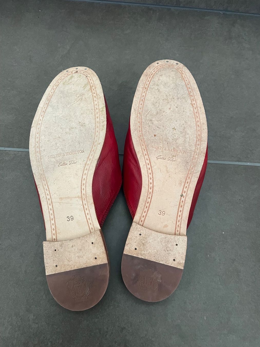 Hamilton Scarpe da uomo: Slipper der Marke MELVIN HAMILTON – Usato da Bourguillon venduto da gartenwohnen 1