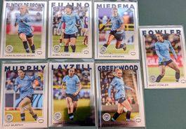 Topps Chrome UWCL 2024/25 – Manchester City 7er Set – 4x RC
