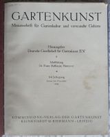 Garten Gartenkunst, Monatsschrift / Jahrgang 1931 komplett