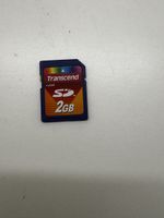 Transcend SD Karte 2GB Speicherkarte guter Zustand