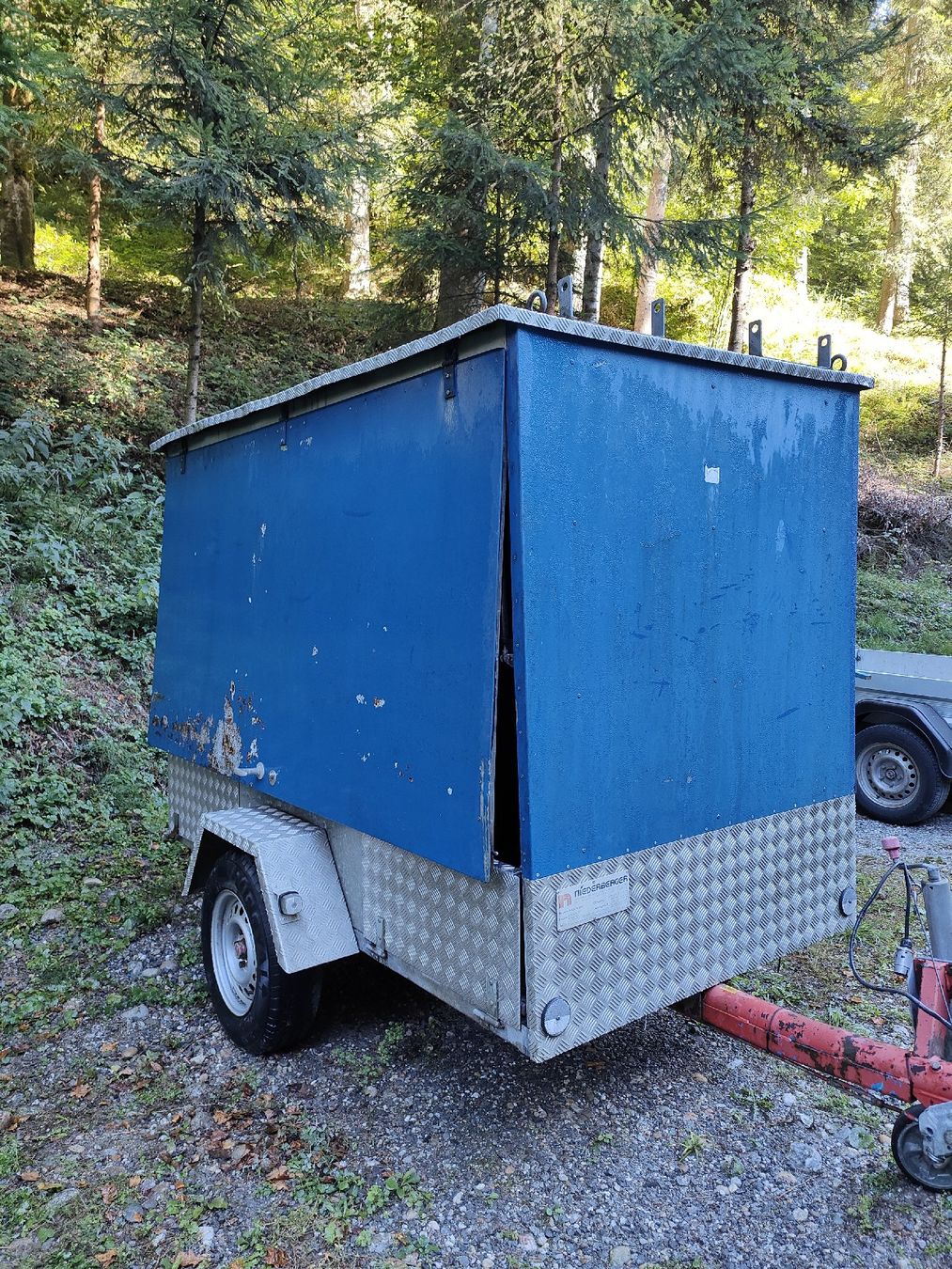 Niederberger Rimorchi: Niederberger Materialanhänger – Difettoso da Langnau i. E venduto da WRX98 1