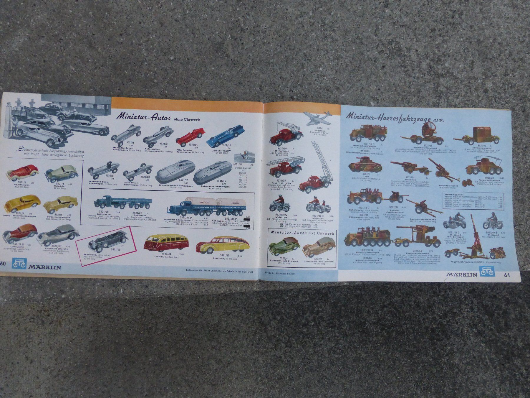 Riviste & Magazine: Märklin Katalog D15  1938/39 – Usato da Romanshorn venduto da kollefa 6