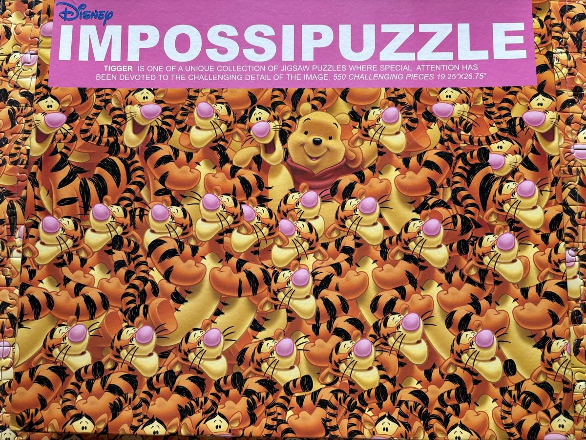 Disney Puzzles: Impossipuzzle Disney Tiger 550 Teile komplett – Neu (gemäss Beschreibung) aus Zweisimmen von Domii 1