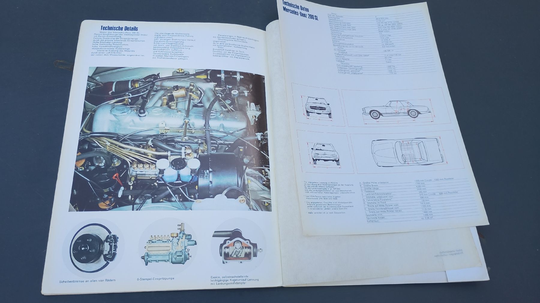 Mercedes-Benz Dokumente: Mercedes 280 SL Pagode Prospekt – Gebraucht aus Zürich von hec_j689 4