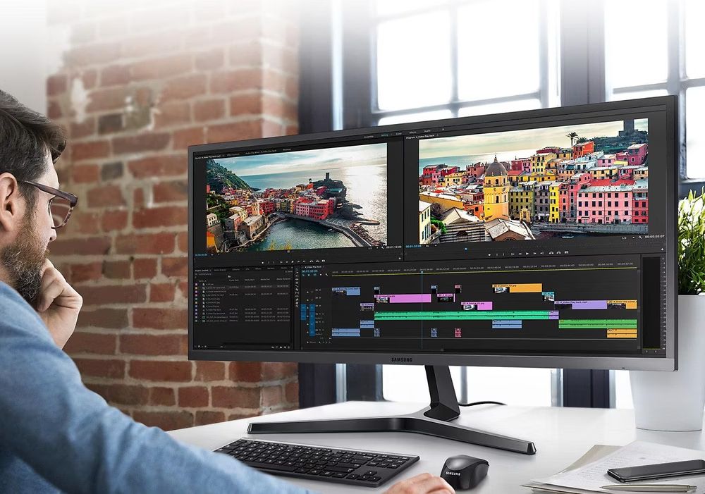 Samsung Monitore: Samsung LS34J550WQRXEN – Neu (gemäss Beschreibung) aus Basel von  1