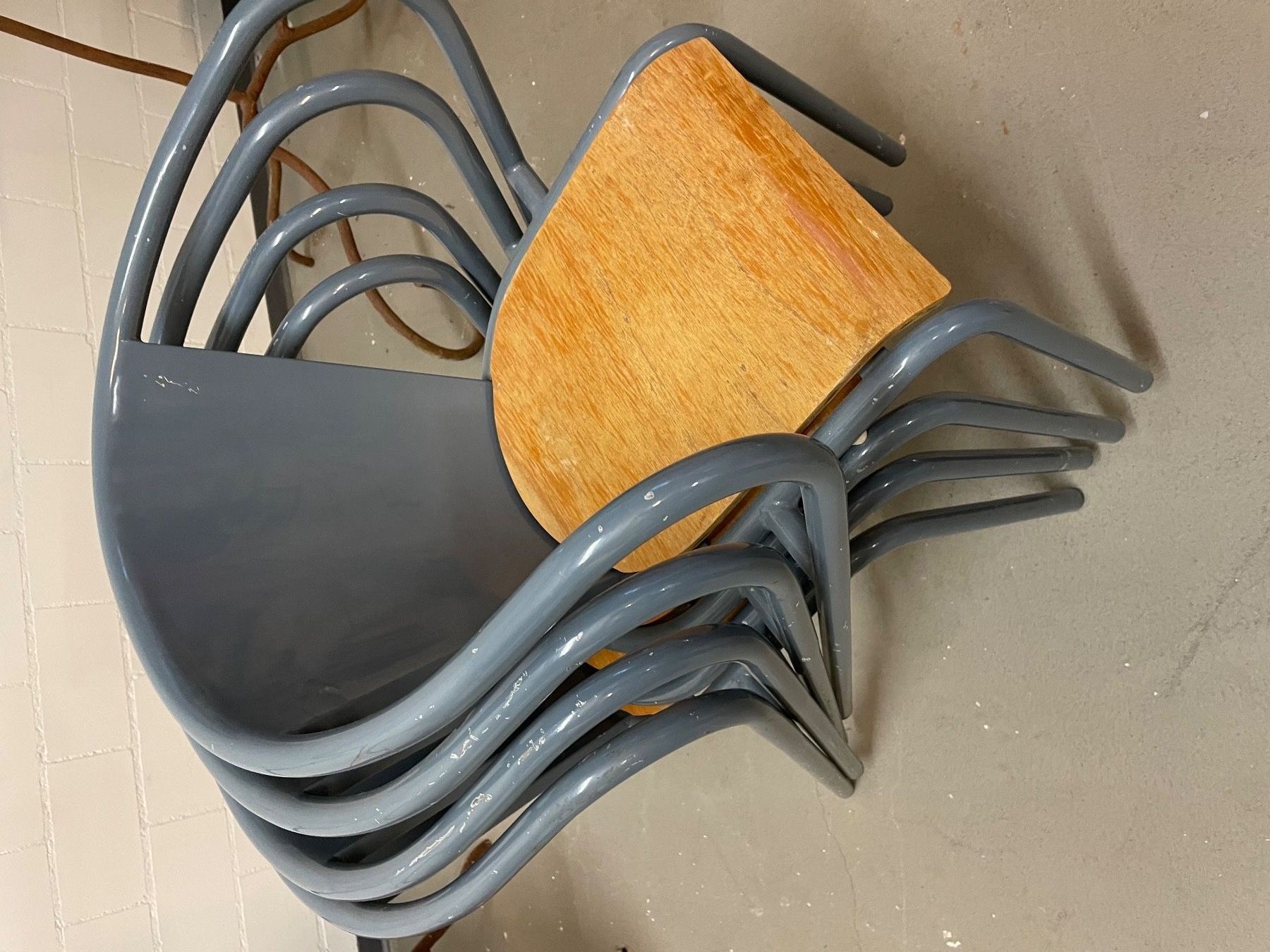 Stühle: 4 Stühle Metall BICAchair – Gebraucht aus Zürich von Danokiko 2