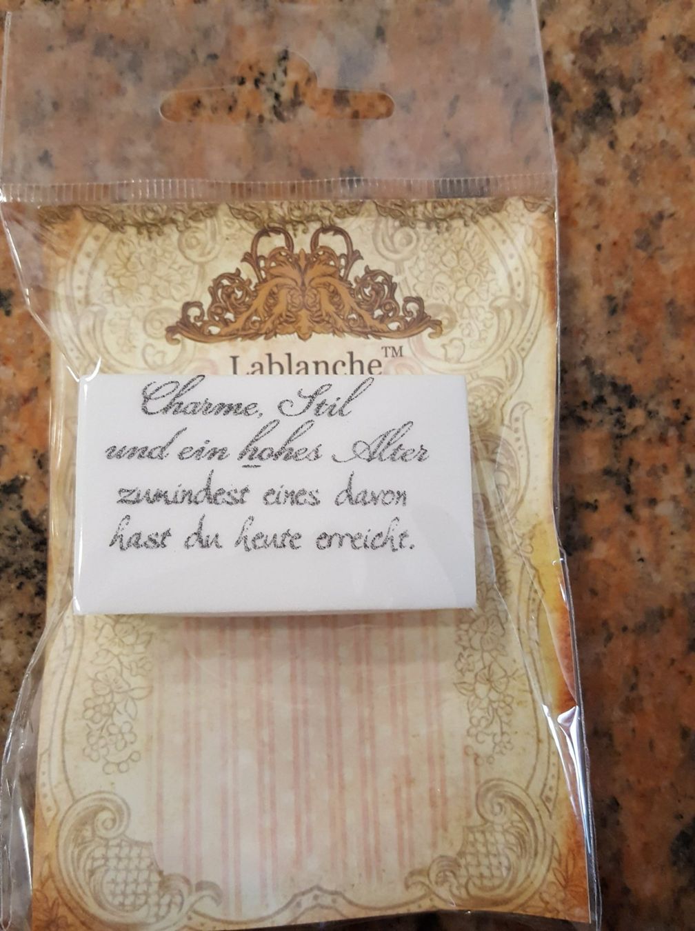 Timbri: Motivstempel Sprüche von La Blanche #4 – Nuovo e nell'imballaggio originale da Würenlingen venduto da Striga 5