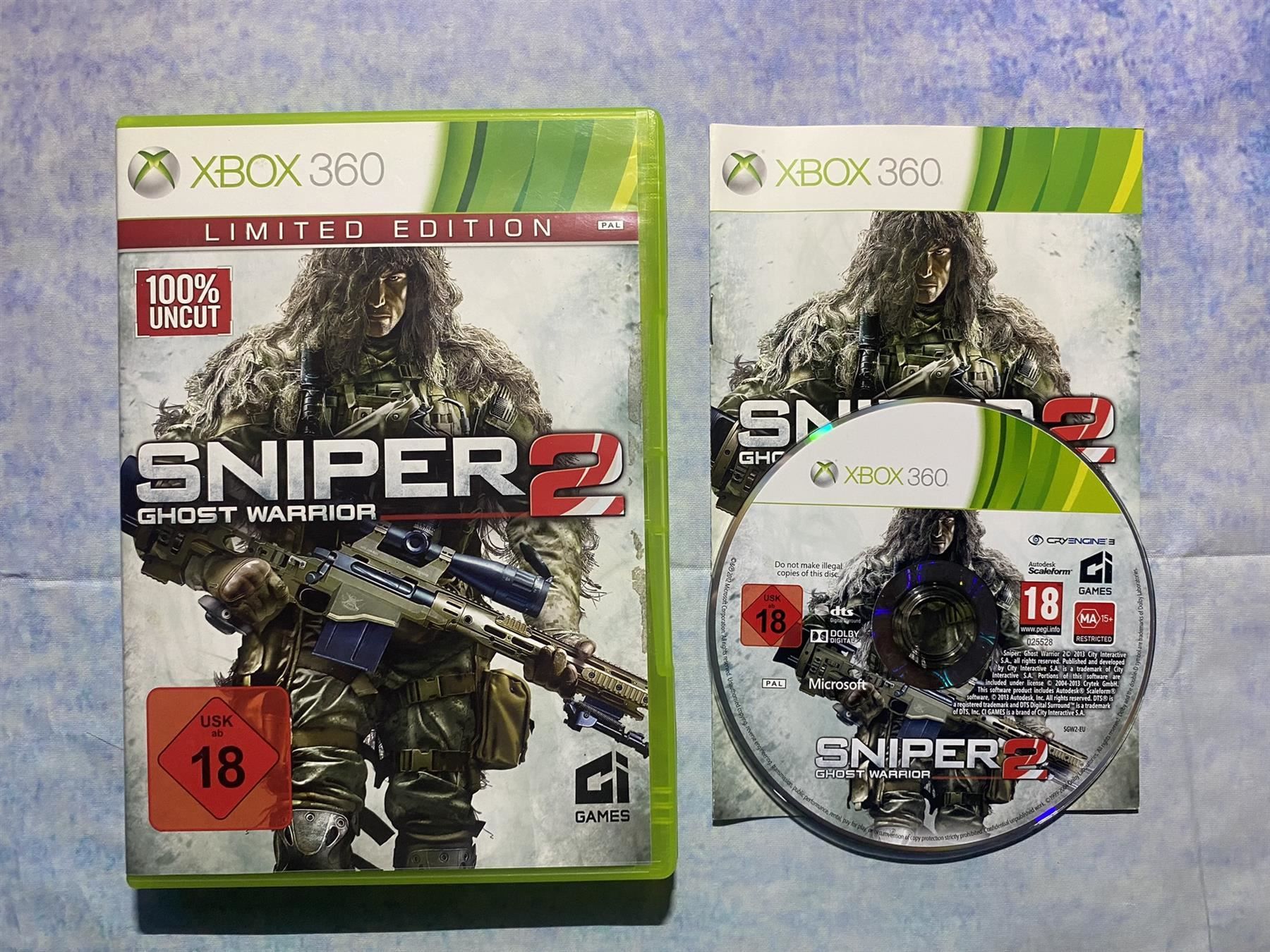 Microsoft Giochi: Xbox360: Sniper Ghost Warrior 2 – Usato da Märstetten venduto da AlienNova