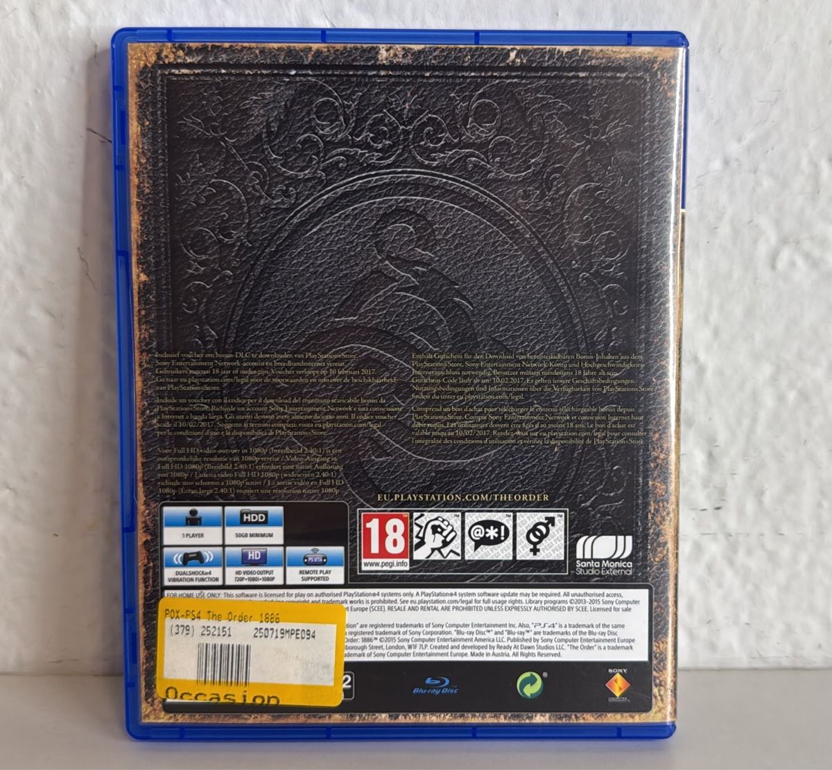 Sony Spiele: The Order 1886 - PS4/PS5 Game – Gebraucht aus Ehrendingen von bubulence 1
